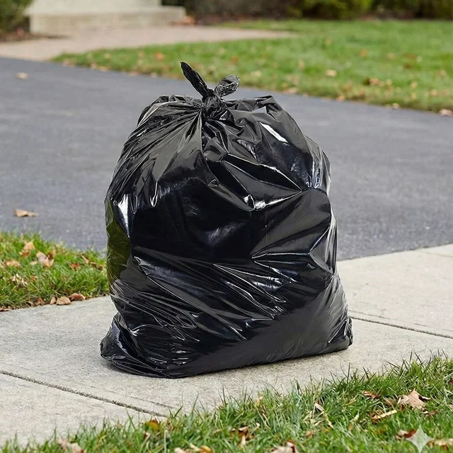 Black Garbage Bags – Heavy-Duty Dustbin Liners for Home & Office