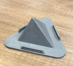 Black Pyramid Mobile Stand – 3 Adjustable Angles for Smartphones & Tablets