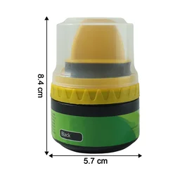 Black Shoe Polish Cream – Built-in Sponge for Easy Application