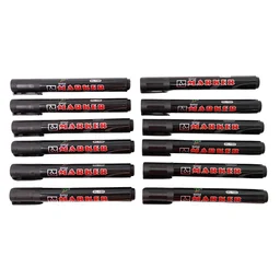 Black Whiteboard Marker – Low Odor Ink & Quick-Dry Bullet Tip