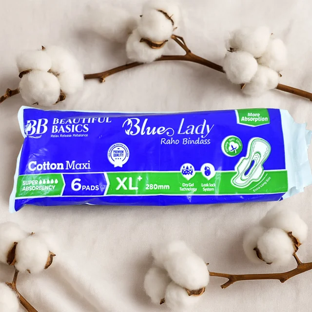 Blue Lady XL Sanitary Pads 280mm – Heavy Flow Protection