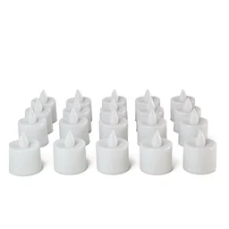 Blue LED Tea Light Candles – 24 Pc Flameless Decorative Lights