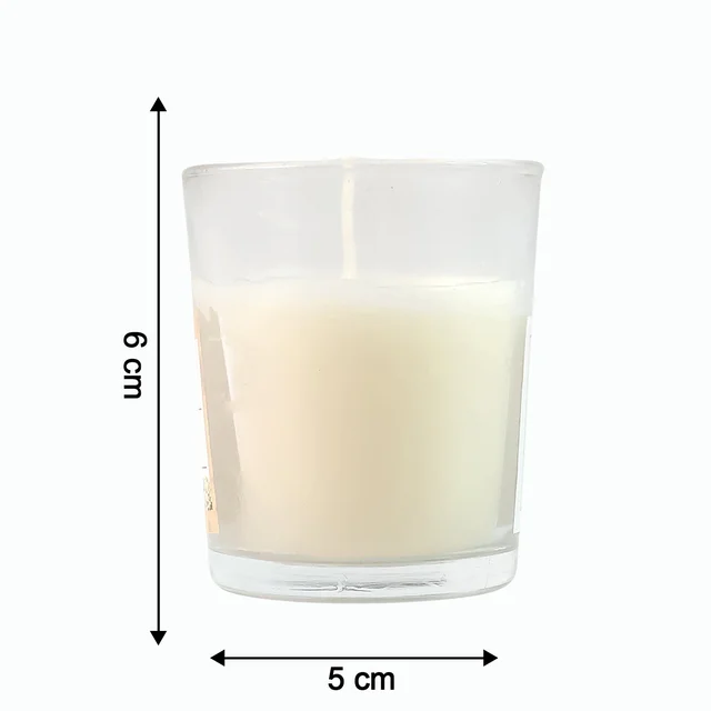 Blueberry Scented Candle – Soy-Blend Votive in Glass, 50gm