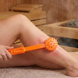Body Massage Roller Stick – Dual-Head Long Handle for Deep Relief