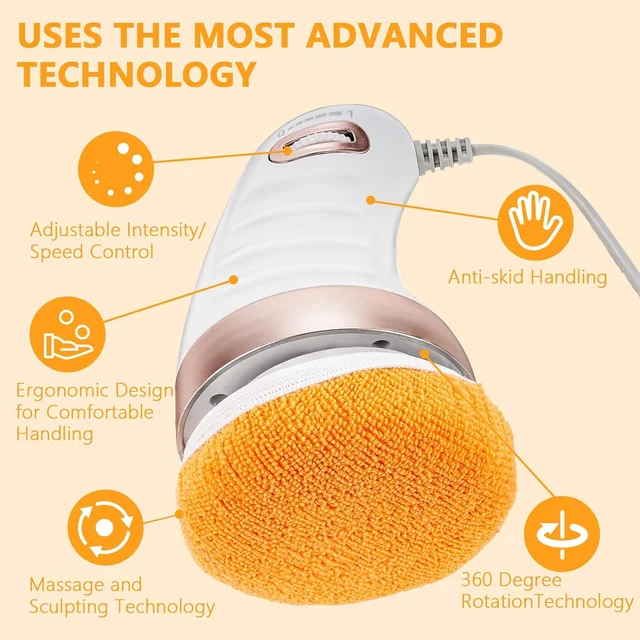 Body Sculpting Massager – 3 Pads, Adjustable Speeds | VelvaBloom
