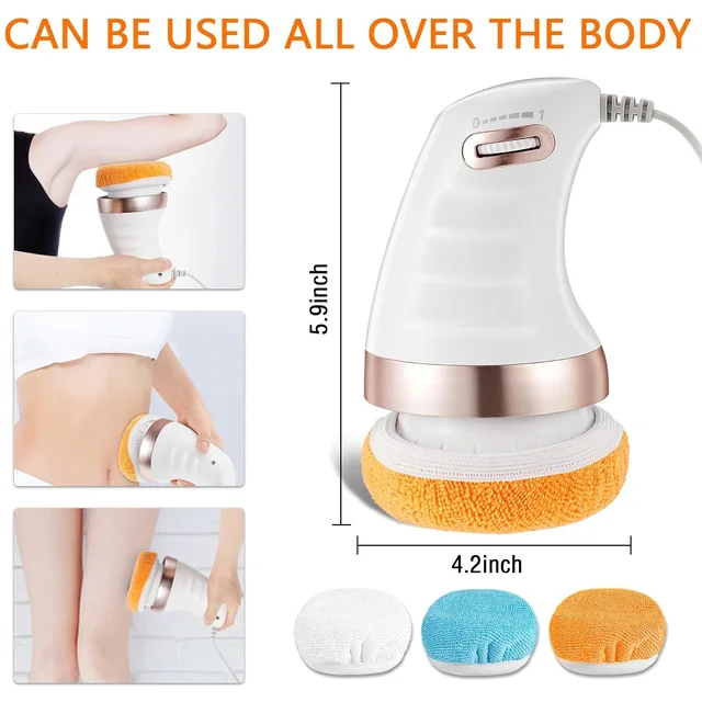 Body Sculpting Massager – 3 Pads, Adjustable Speeds | VelvaBloom