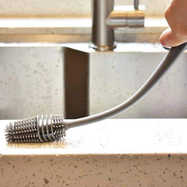 Bottle Cleaning Brush – Deep Clean for Bottles & Jars | Velvet Wipe