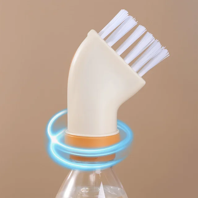Bottle-Attachable Cleaning Brush – Ergonomic Deep Scrubber