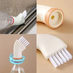 Bottle-Attachable Cleaning Brush – Ergonomic Deep Scrubber