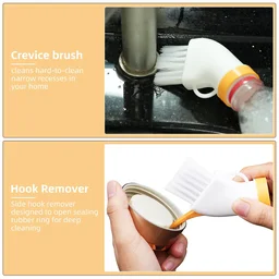 Bottle-Attachable Cleaning Brush – Ergonomic Deep Scrubber