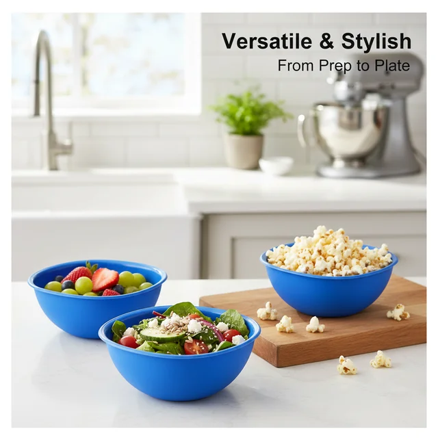 BPA Free Plastic Bowl Set – Microwave & Dishwasher Safe | Jiaqi