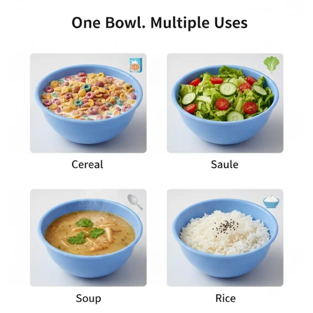 BPA Free Plastic Bowl Set – Microwave & Dishwasher Safe | Jiaqi
