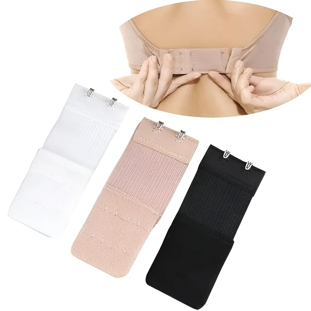Bra Extender Set – Adjustable 3-Piece 2-Hook for Comfort Fit