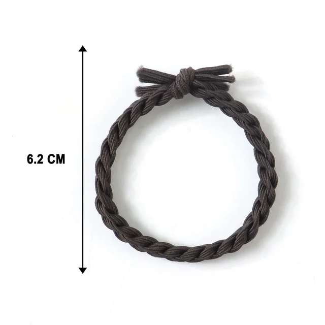 Braided Elastic Hair Bands Set – Strong Hold & Durable Design