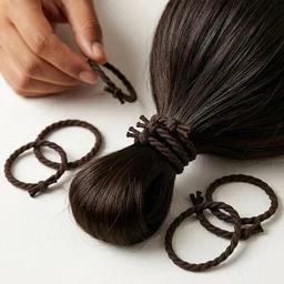 Braided Elastic Hair Bands Set – Strong Hold & Durable Design