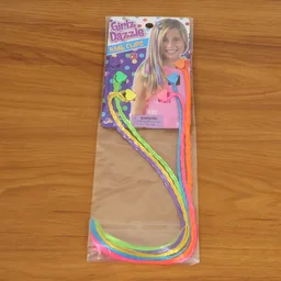 Braided Hair Extension Streaks – Colourful Clip-In Set for Kids