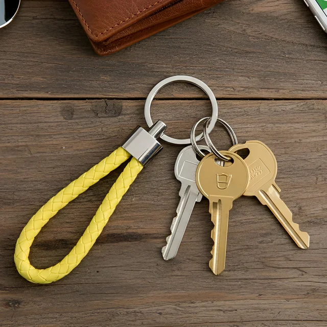 Braided Loop Keychain Set – 4-Piece Stylish Key Organizer for Daily Use