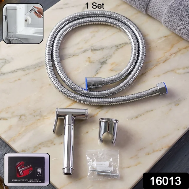 Brass Shattaf Health Faucet – Durable Chrome Finish for Hygiene