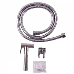 Brass Shattaf Health Faucet – Durable Chrome Finish for Hygiene