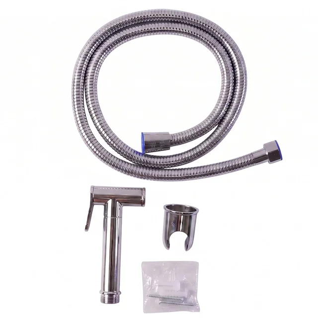 Brass Shattaf Health Faucet – Durable Chrome Finish for Hygiene