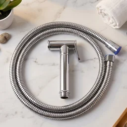 Brass Shattaf Health Faucet – Durable Chrome Finish for Hygiene