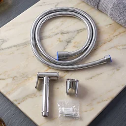 Brass Shattaf Health Faucet – Durable Chrome Finish for Hygiene