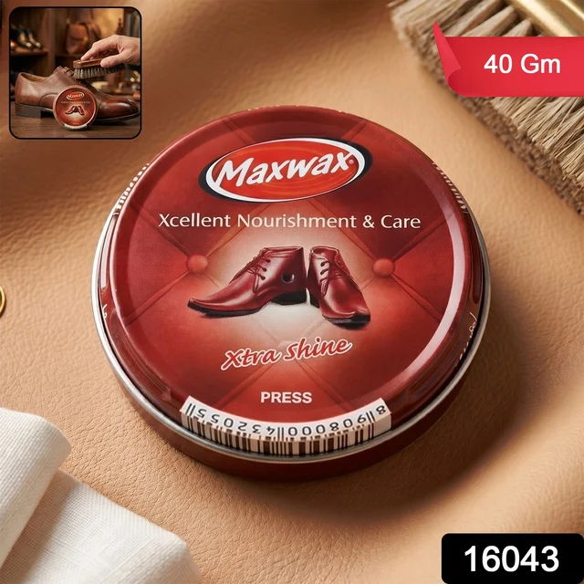 Brown Shoe Polish Cream Instant Shine Nourishment for Leather