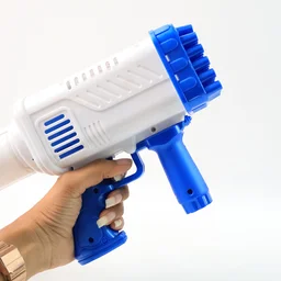 Bubble Gun for Kids – 32 Holes, Powerful Blaster | Play & Move