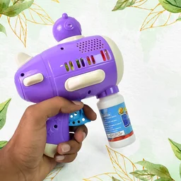 Bubble Gun Toy – Automatic LED Leak-Proof Fun for Kids | Aditi