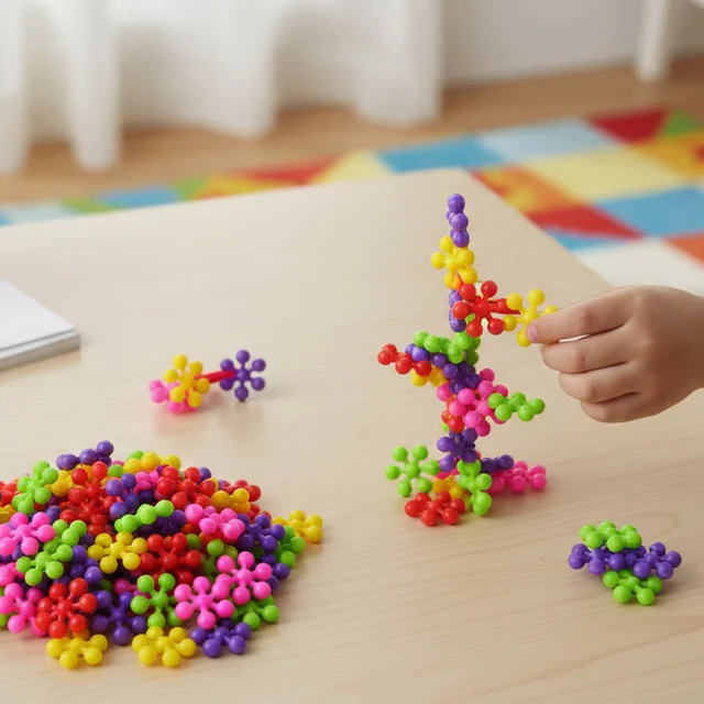 Building Blocks Toy Set – Colourful Creative Educational Puzzle