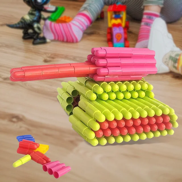 Bullet Blocks for Kids – Creative 88 Pc Building Set | Boardoria