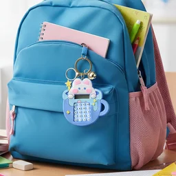 Bunny Calculator Keychain – Portable Mini Digital Calculator