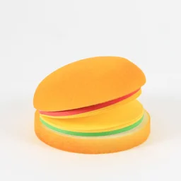 Burger Shaped Sticky Notes – Multicolor Unique Memo Pads | Foloria