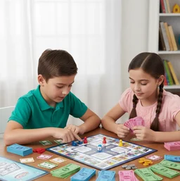 Business Board Game for Kids – 5-in-1 Educational Fun | Aditi