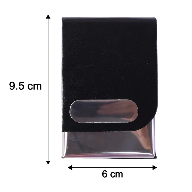 Business Card Holder – Premium Leather Finish with Steel Case