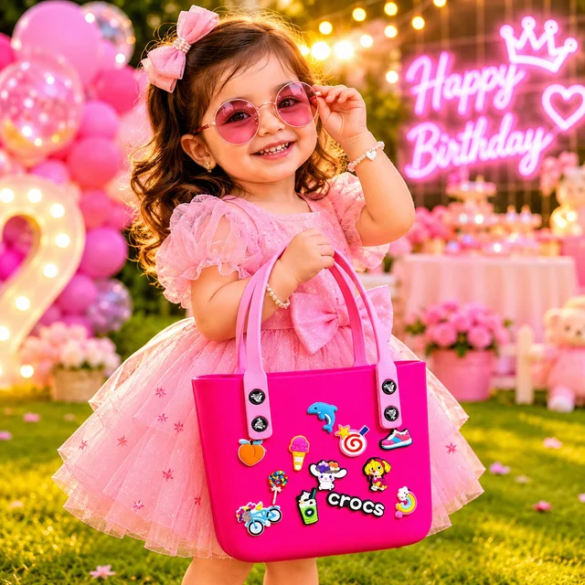 Buy Crocs-Inspired Tote Bag – Spacious & Trendy for Women & Girls