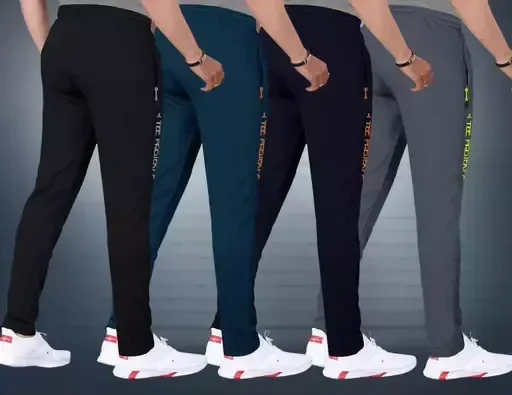 Stylish Men Track Pant Pack OF -4 Mo - XL