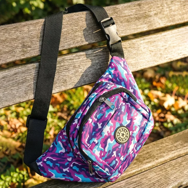 Camouflage Waist Bag – Adjustable Belt for Travel Sports