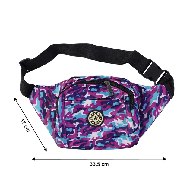 Camouflage Waist Bag – Adjustable Belt for Travel Sports
