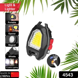 Camping Flashlight – Triangular LED with Lighter & 6 Modes | Poravar
