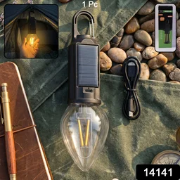 Camping Lantern – Eco-Friendly, Dual Charging with Warm LED