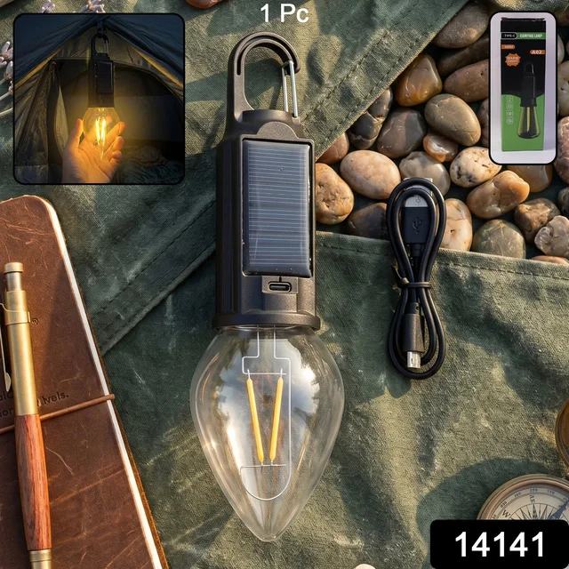 Camping Lantern – Eco-Friendly, Dual Charging with Warm LED