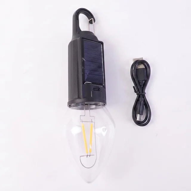 Camping Lantern – Eco-Friendly, Dual Charging with Warm LED