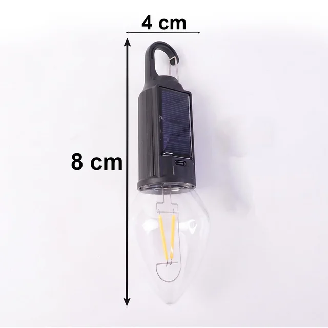 Camping Lantern – Eco-Friendly, Dual Charging with Warm LED