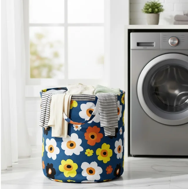 Canvas Laundry Bag for Home & Toy Storage – Collapsible | Organivo