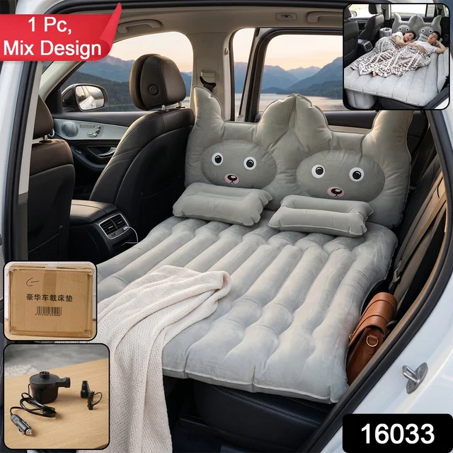 Car Air Mattress Bed Set – Comfortable & Portable Camping Solution, Car Sofa