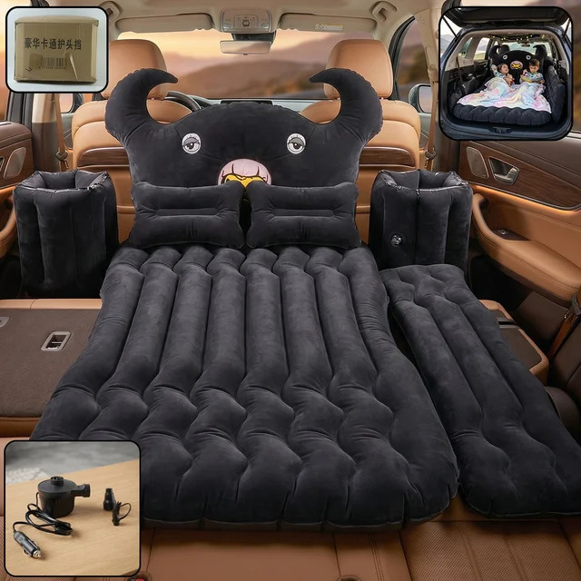 Car Air Mattress Bed Set – Portable Comfort for Travel & Camping, Car Sofa