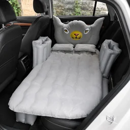 Car Air Mattress Bed Set – Portable, Quick-Inflate Travel Bed, Car Sofa