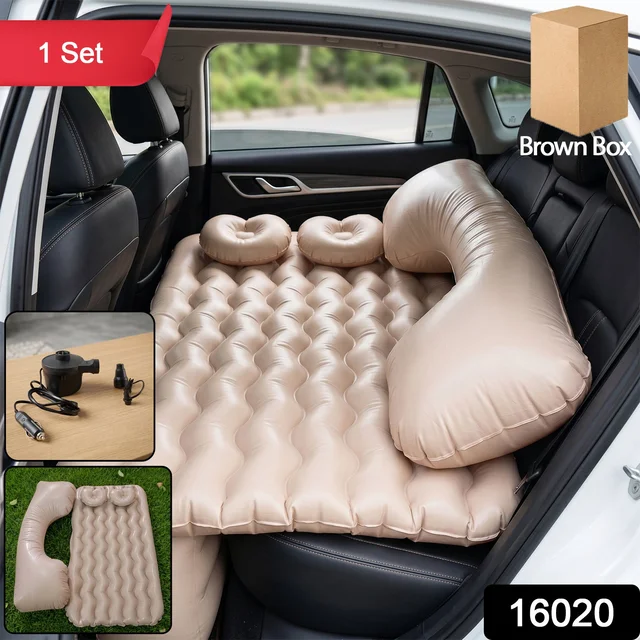 Car Air Mattress – Inflatable Bed Set with Pump & Pillows