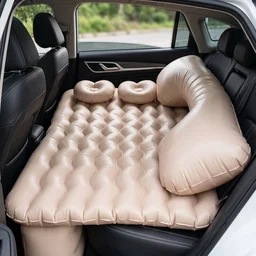 Car Air Mattress – Inflatable Bed Set with Pump & Pillows